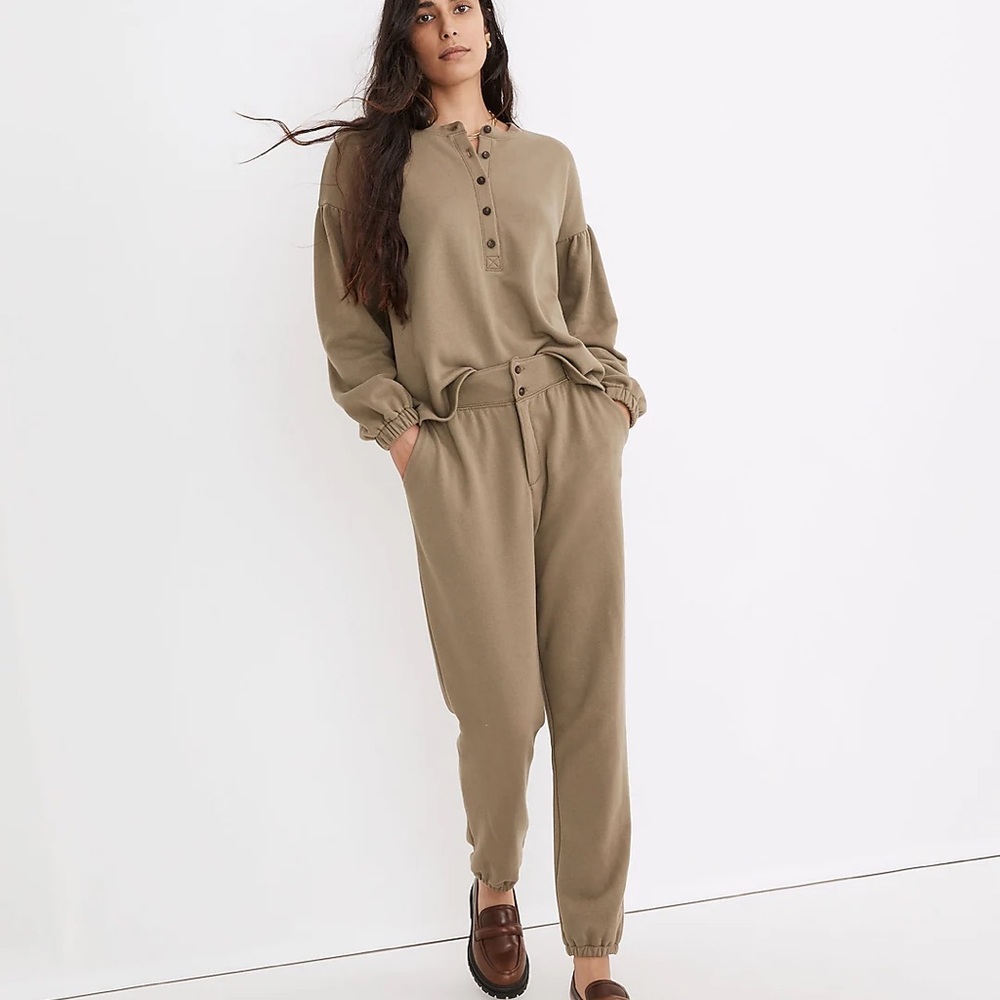 NEW / Madewell (Re)sourced Terry Relaxed Sweatpants - Picture 8 of 9